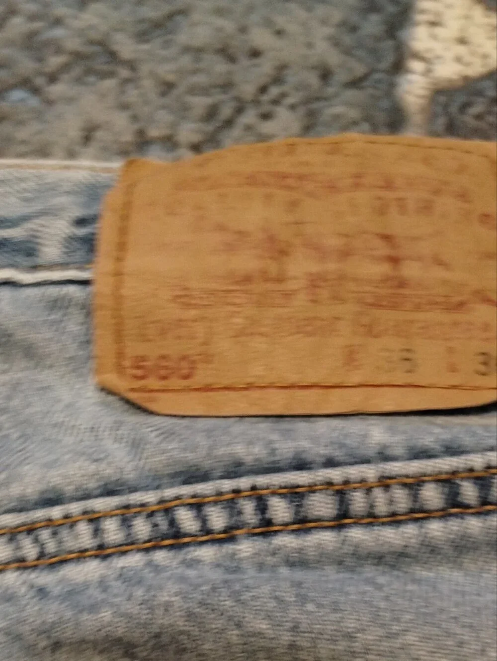 LEVIS 560 Mens loose fit baggy jeans 90s 36 